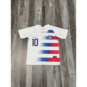 Size Youth 22 (T6) - Nike Aeroswift Team USA Womens #10 Carli Lloyd Jersey White